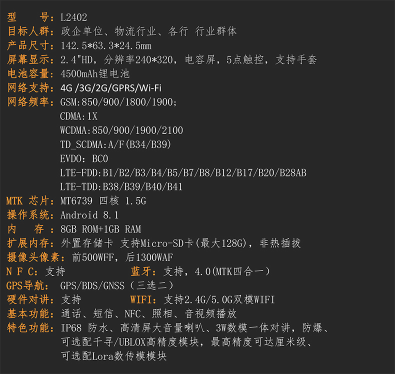 L2402 DMR数模一体对讲机